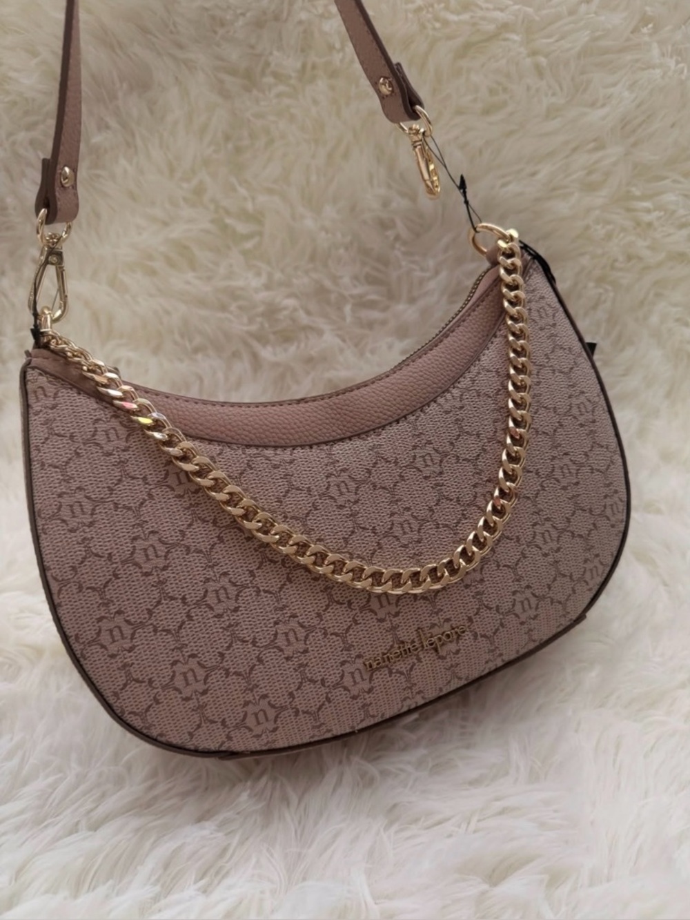 Nanette Lepore Shoulder Bag with Gold Chain